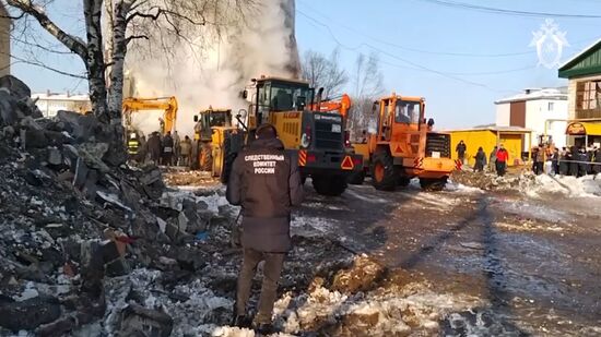 Взрыв газа в жилом доме на Сахалине