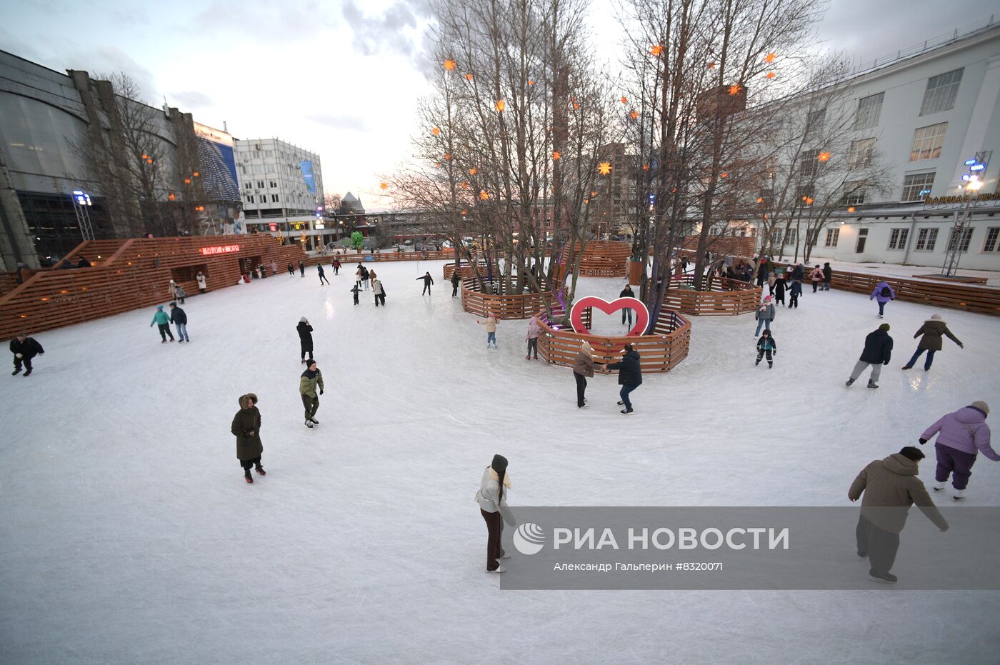 Открытие катков в Санкт-Петербурге