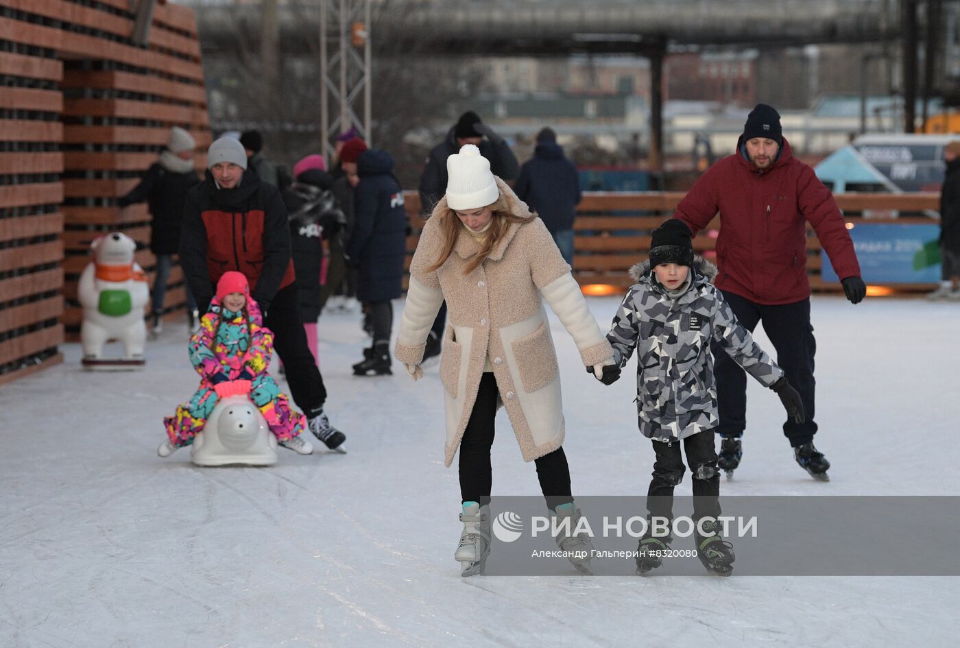 Открытие катков в Санкт-Петербурге