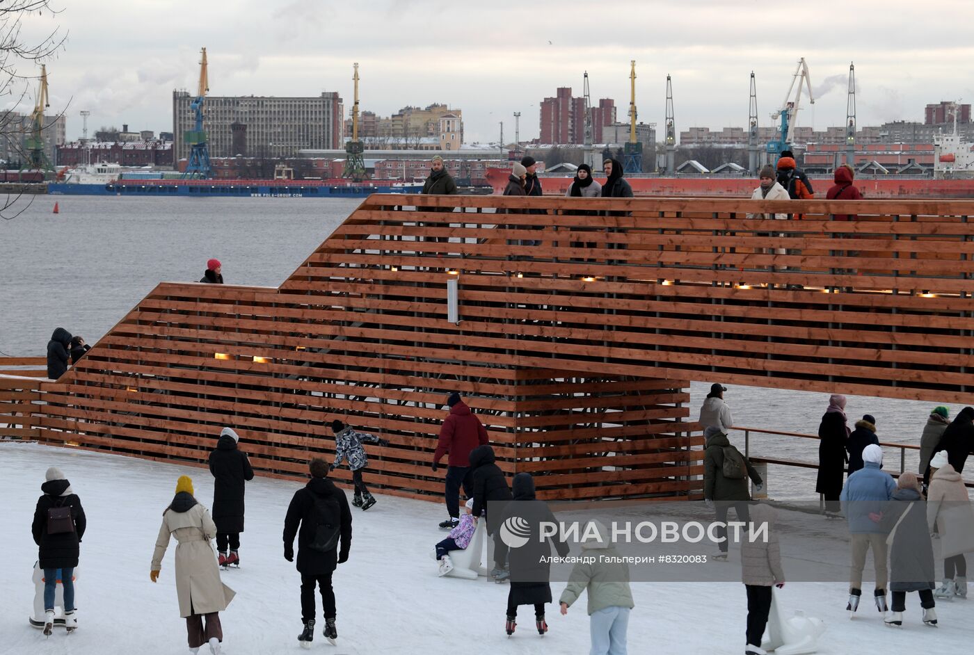 Открытие катков в Санкт-Петербурге