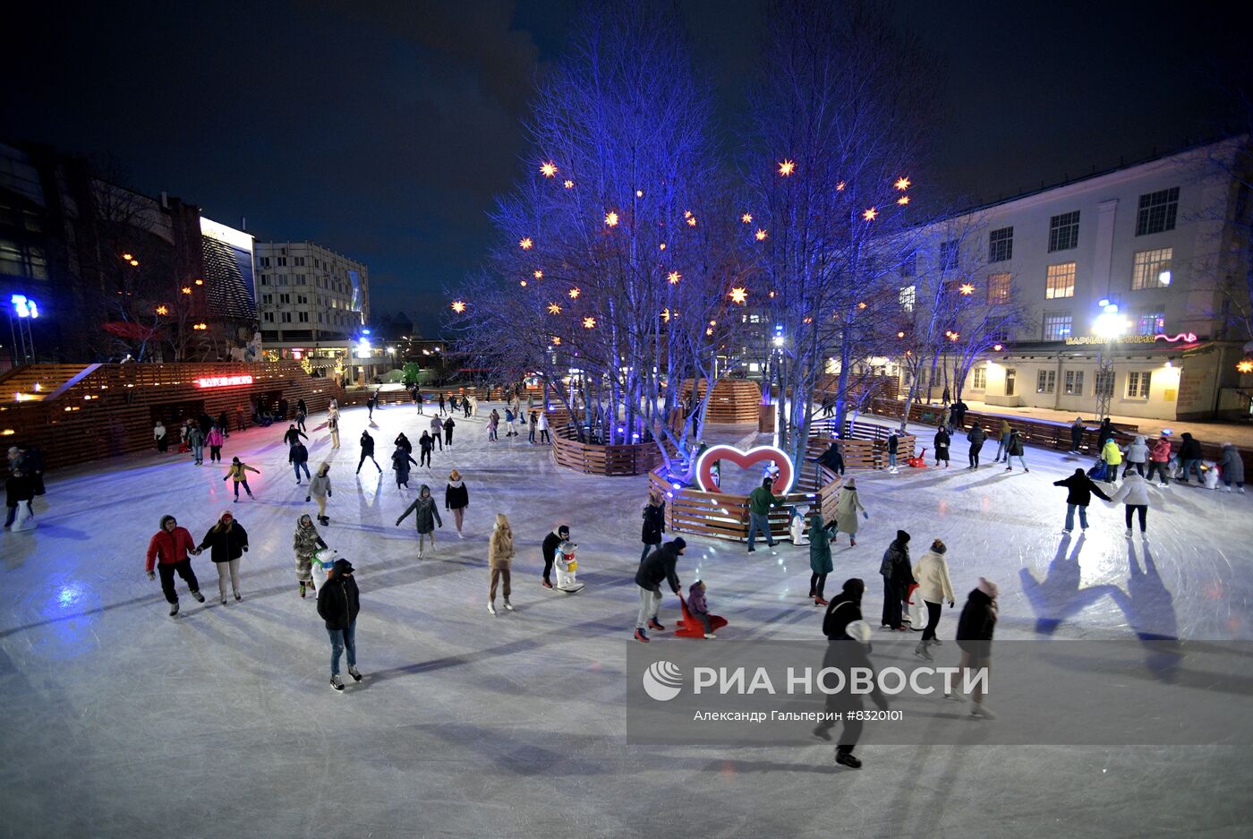 Открытие катков в Санкт-Петербурге