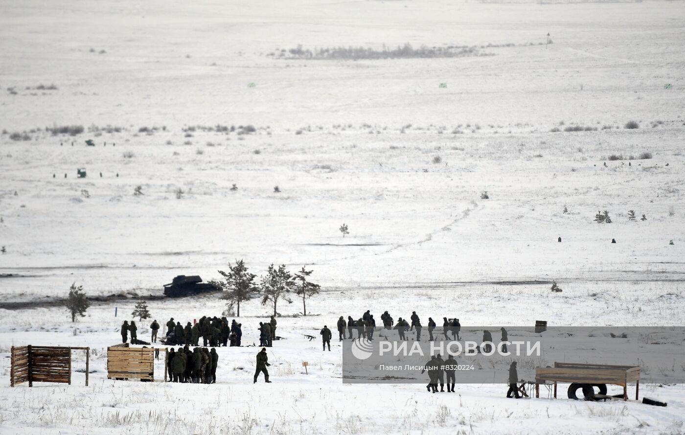 Подготовка мобилизованных в Челябинской области