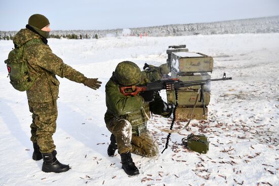 Подготовка мобилизованных в Челябинской области