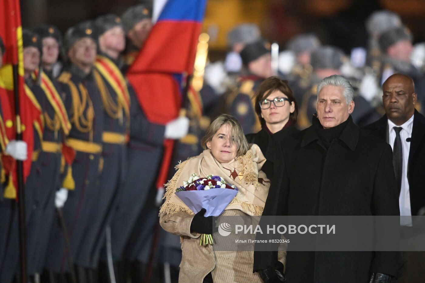 Прилет президента Республики Куба М. Диас-Канел Бермудеса в Москву 