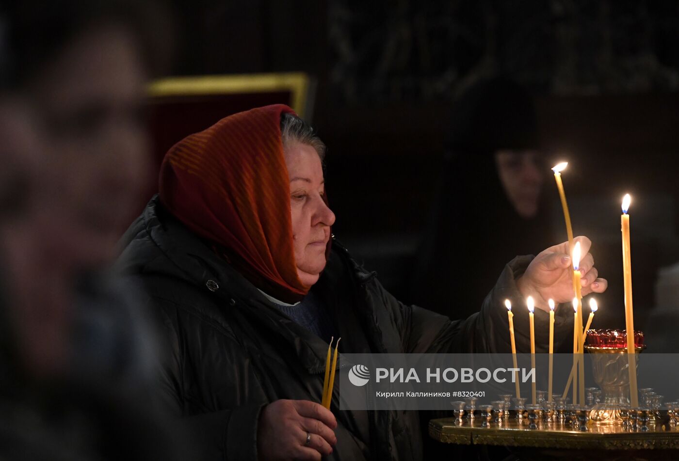 Торжественное богослужение в Храме Христа Спасителя в Москве