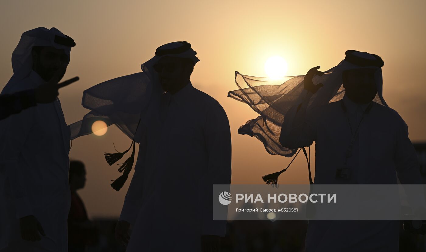 Футбол. ЧМ-2022. Болельщики перед началом матча открытия в Катаре