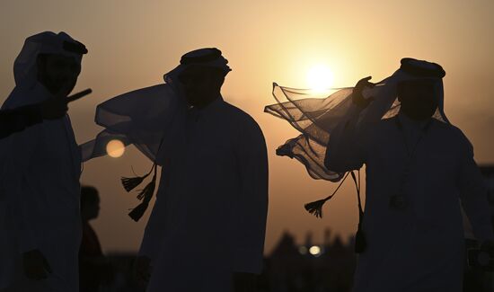 Футбол. ЧМ-2022. Болельщики перед началом матча открытия в Катаре
