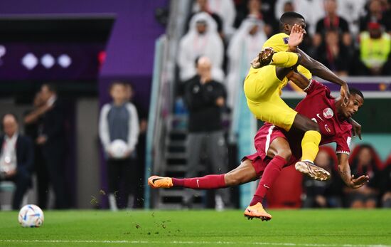 Футбол. Чемпионат мира. Матч Катар - Эквадор