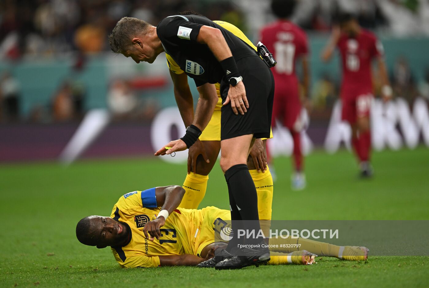 Футбол. Чемпионат мира. Матч Катар - Эквадор