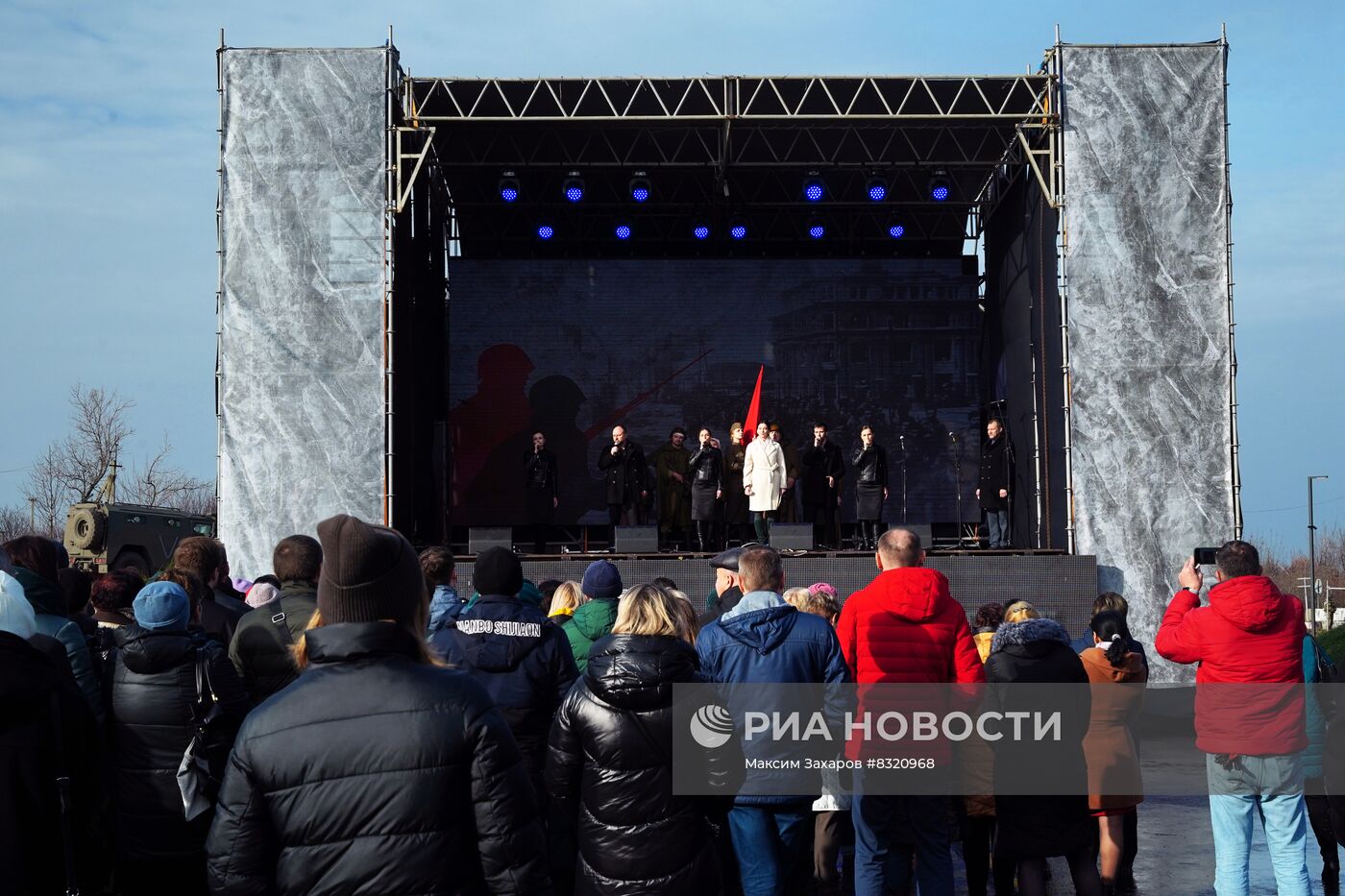 Открытие восстановленного мемориала "Князь Игорь" в ЛНР