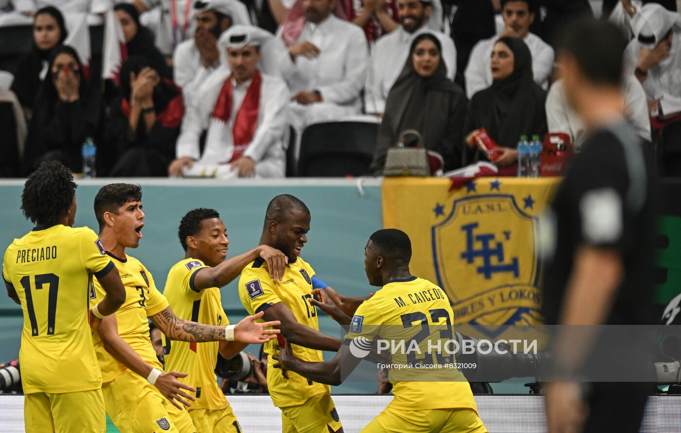 Футбол. Чемпионат мира. Матч Катар - Эквадор