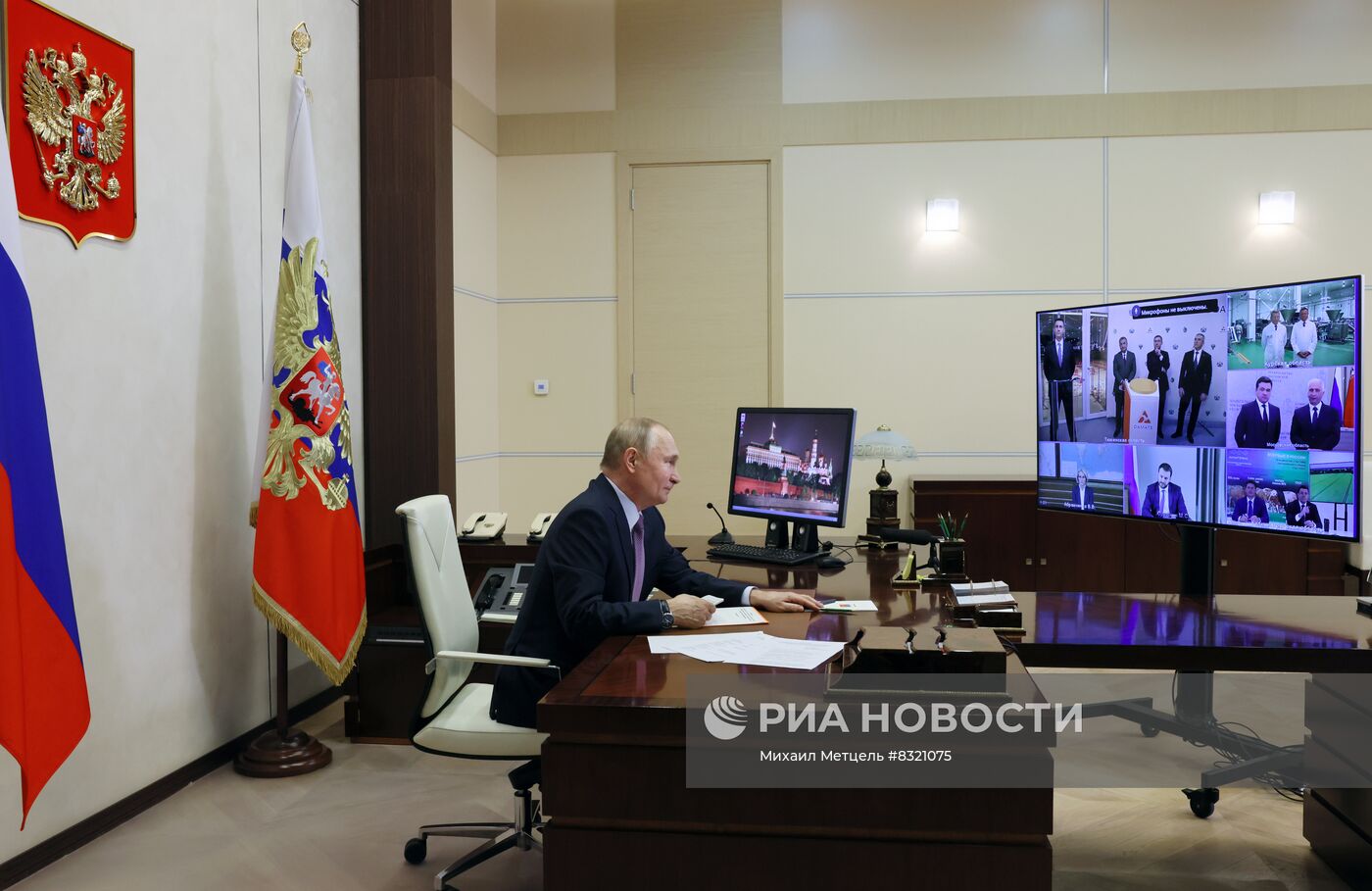 Президент РФ В. Путин провел мероприятие по вопросам развития отечественной селекции и генетики