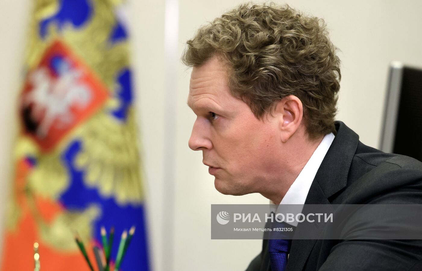 Президент РФ В. Путин встретился с руководителем ФНС Д. Егоровым