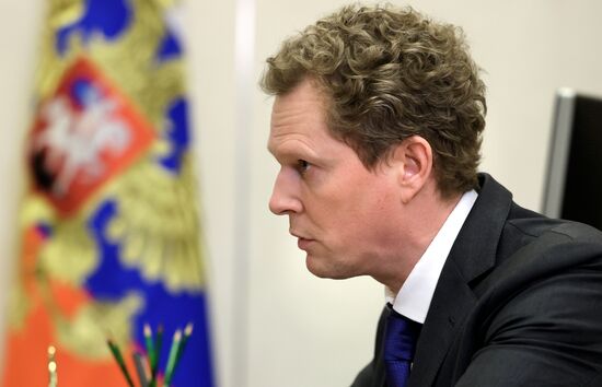 Президент РФ В. Путин встретился с руководителем ФНС Д. Егоровым