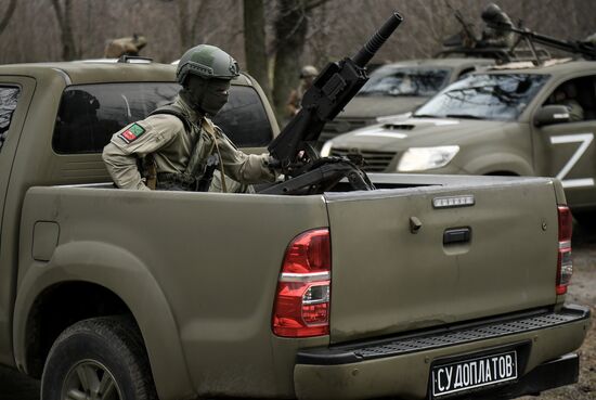 Поставка военной техники батальону имени Судоплатова