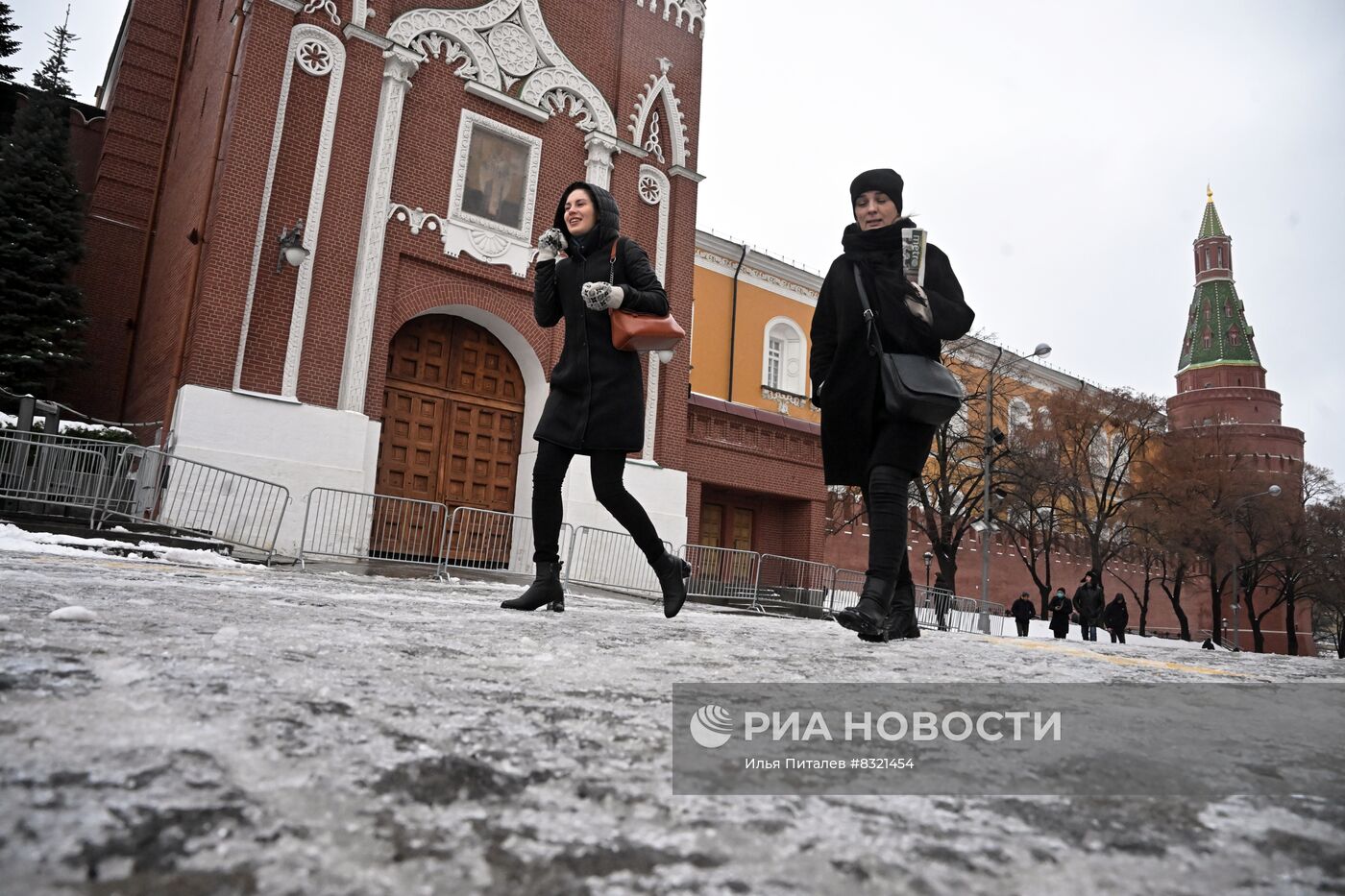 Ледяной дождь в Москве