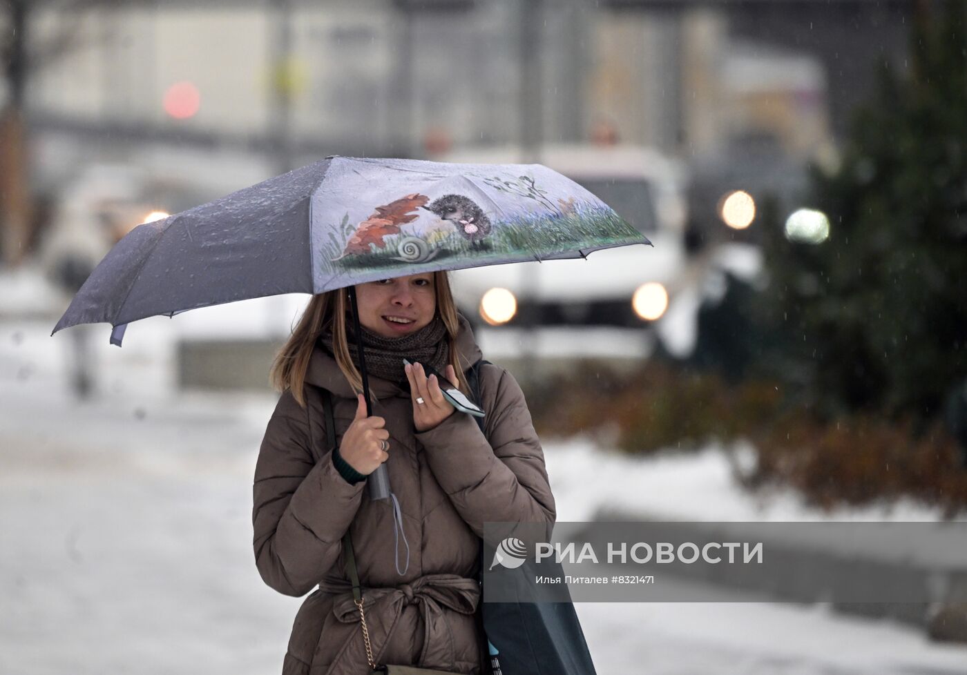 Ледяной дождь в Москве