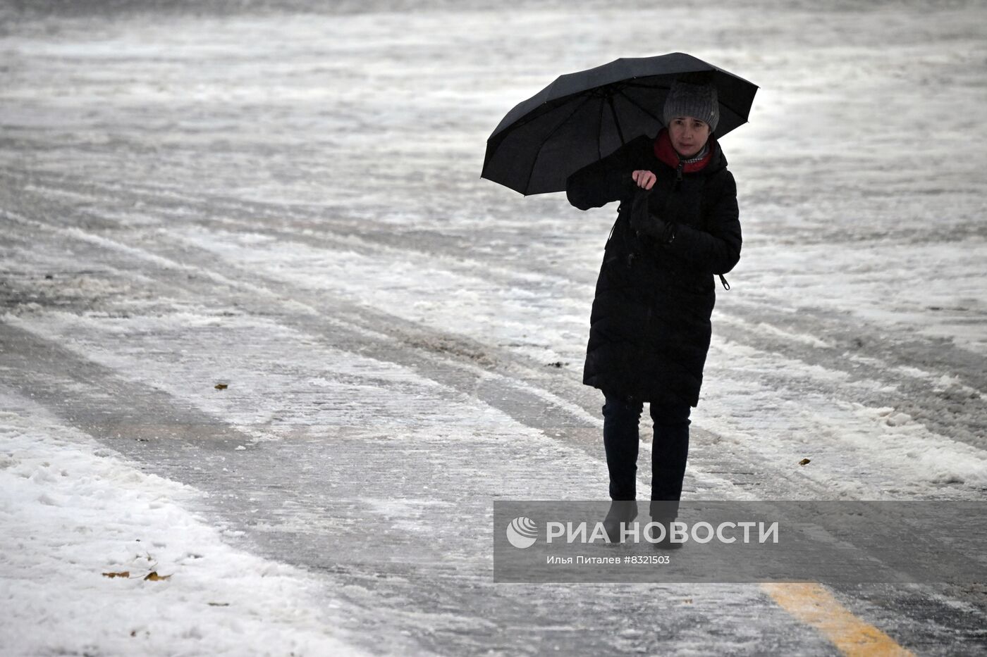 Ледяной дождь в Москве