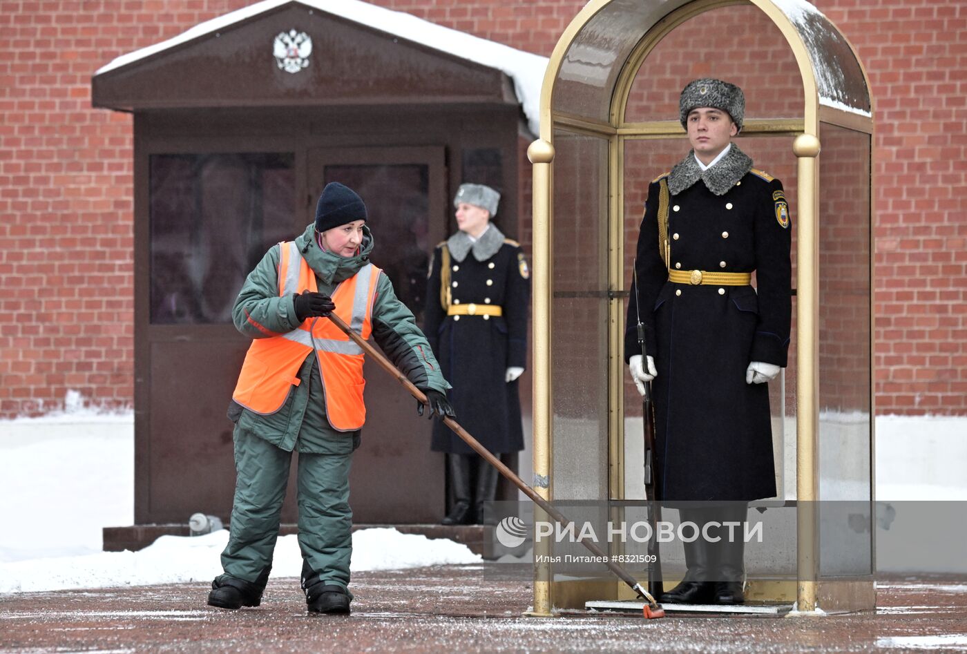 Ледяной дождь в Москве