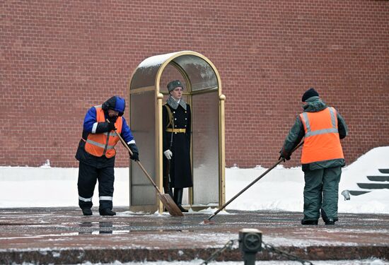 Ледяной дождь в Москве