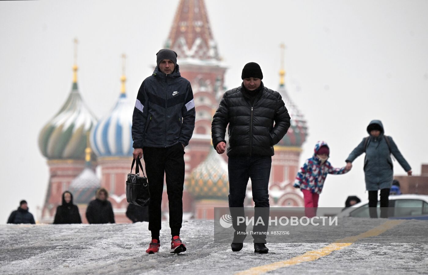 Ледяной дождь в Москве