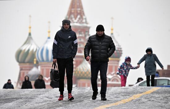 Ледяной дождь в Москве