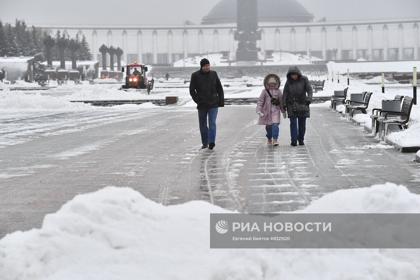 Ледяной дождь в Москве