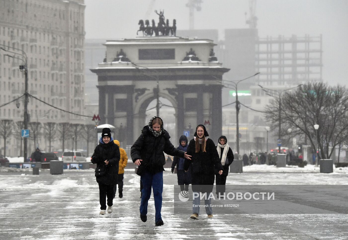 Ледяной дождь в Москве