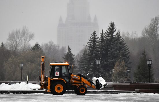 Ледяной дождь в Москве