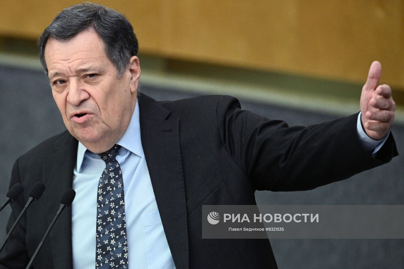 Председатель комитета Госдумы РФ по бюджету и налогам Андрей Макаров выступает на пленарном заседании Государственной Думы РФ. Место: Россия, Москва. Автор: Павел Бедняков/РИА Новости. Пленарное заседание Госдумы РФ