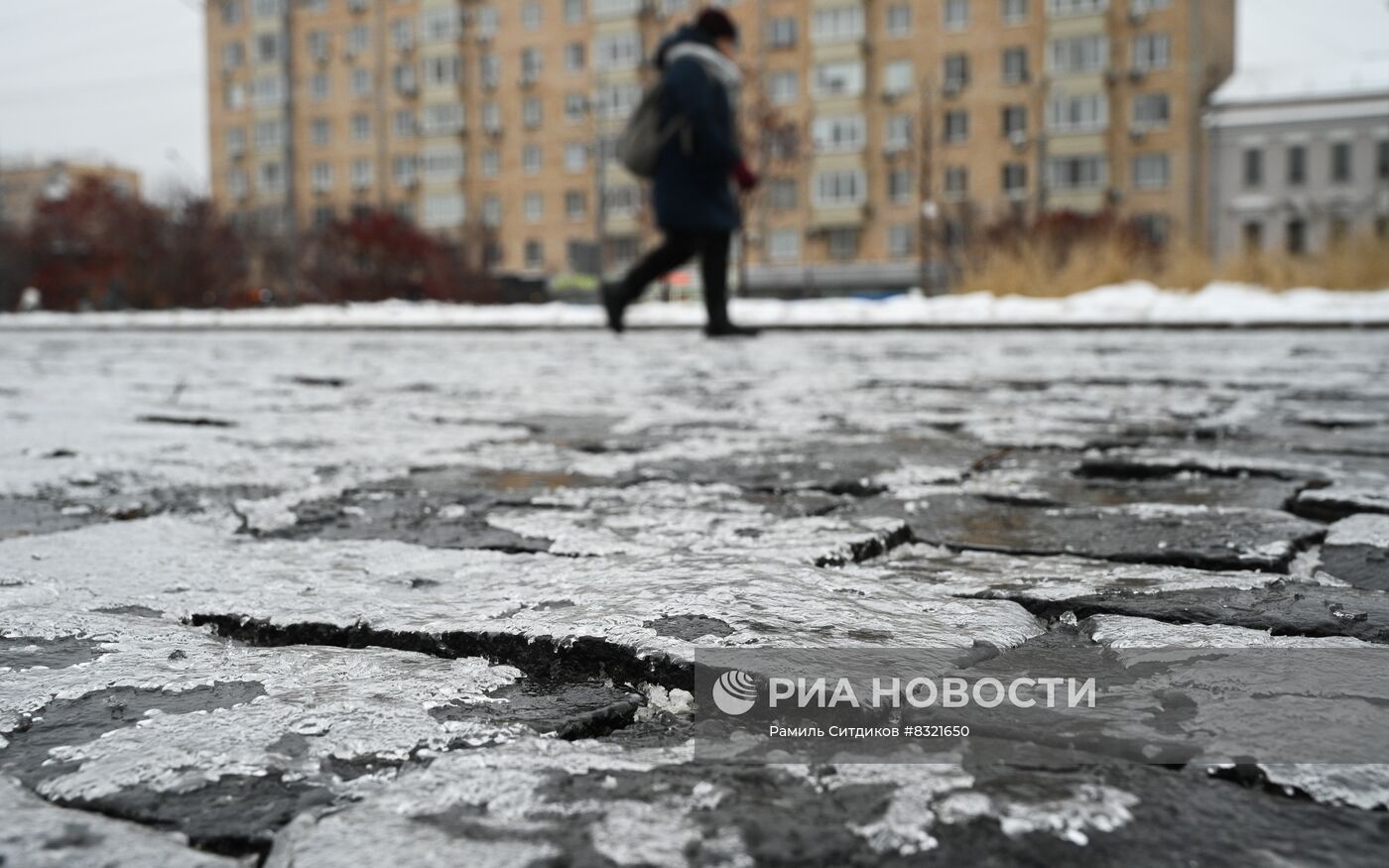 Ледяной дождь в Москве