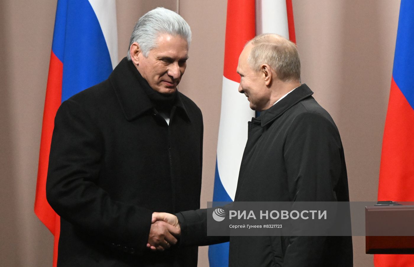 Президенты России и Кубы В. Путин и М. Диас-Канель приняли участие в открытии памятника Фиделю Кастро