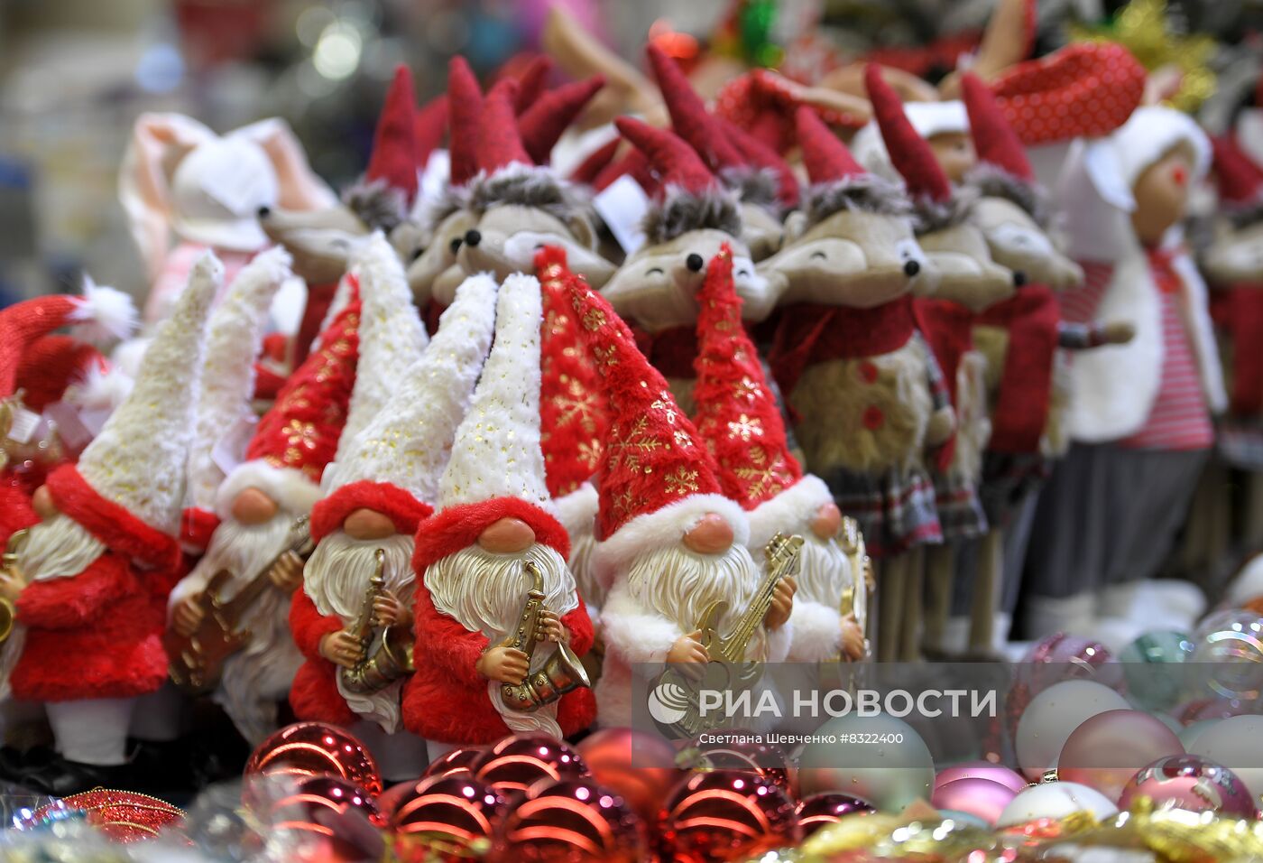 Предновогодняя торговля в Москве