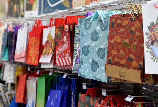 Предновогодняя торговля в Москве