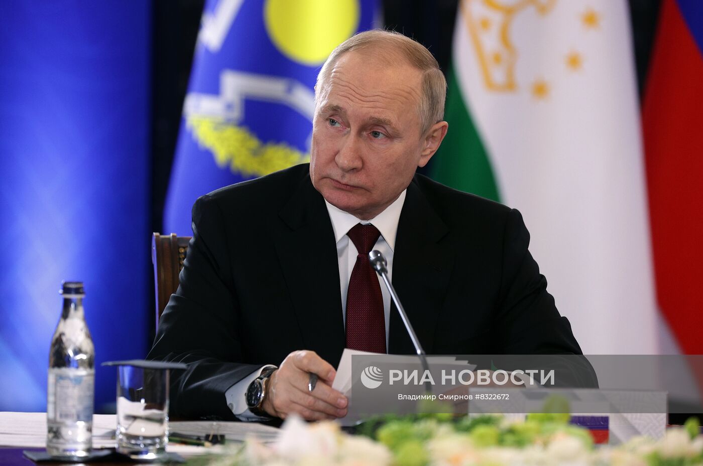 23 ноября 2022. Президент РФ Владимир Путин принимает участие в очередной сессии Совета коллективной безопасности Организации Договора о коллективной безопасности (ОДКБ) в Ереване. Место: Армения, Ереван. Автор: Владимир Смирнов/РИА Новости. Президент РФ В. Путин принял участие в сессии Совета коллективной безопасности ОДКБ