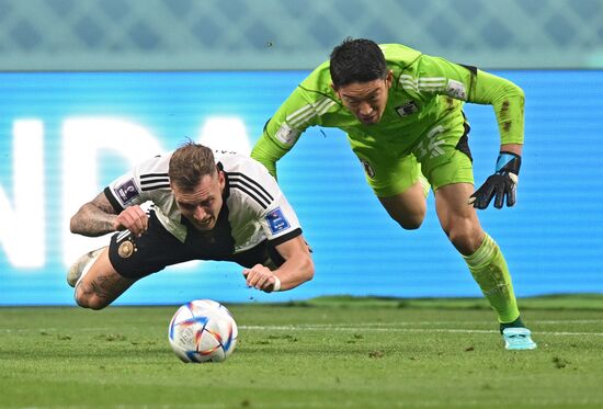 Футбол. Чемпионат мира. Матч Германия - Япония