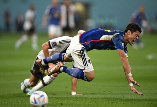 Футбол. Чемпионат мира. Матч Германия - Япония