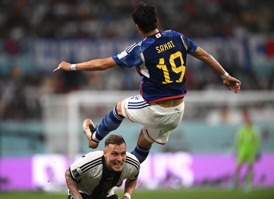 Футбол. Чемпионат мира. Матч Германия - Япония