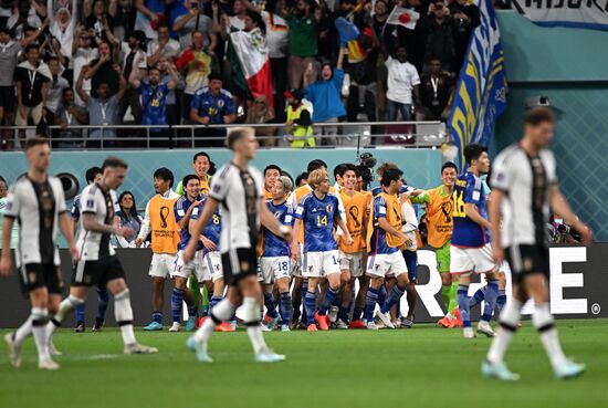 Футбол. Чемпионат мира. Матч Германия - Япония