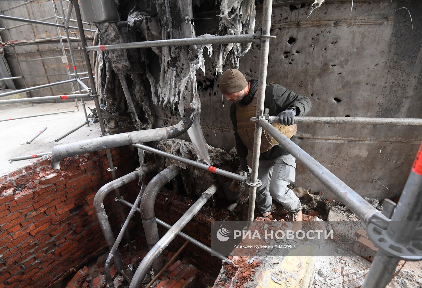 Последствия обстрелов Запорожской АЭС