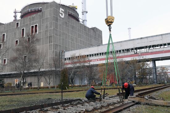 Последствия обстрелов Запорожской АЭС