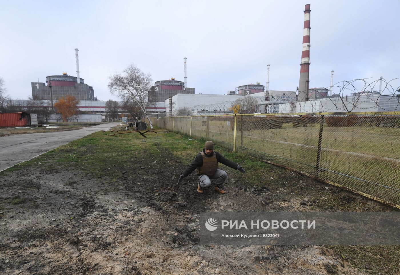 Последствия обстрелов Запорожской АЭС