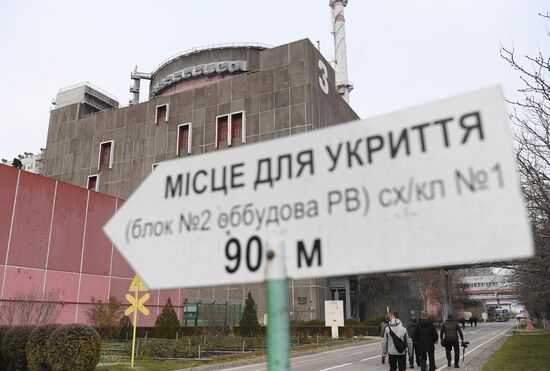 Последствия обстрелов Запорожской АЭС