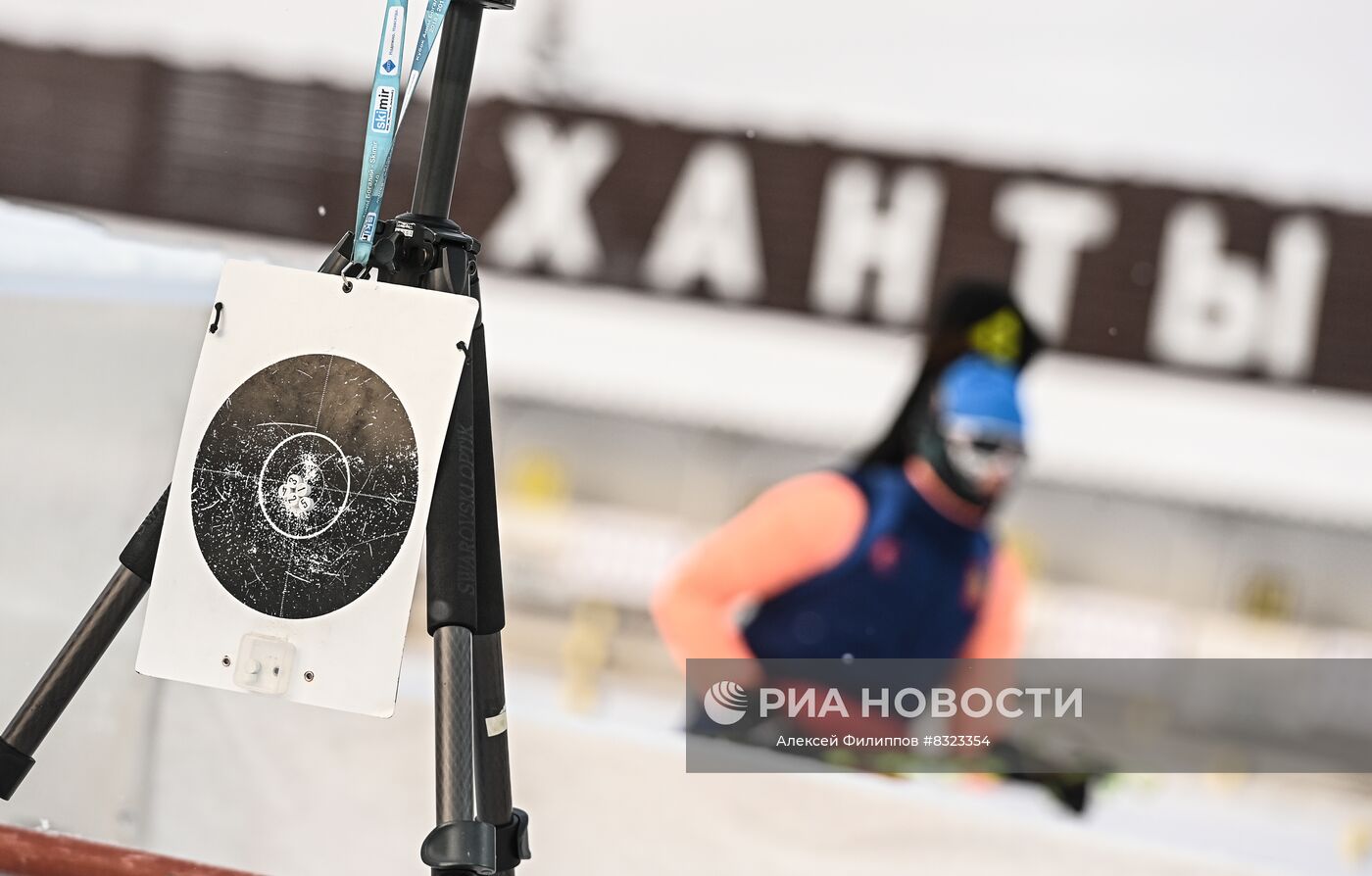 После дистанции спринта 10 км среди мужчин на Кубке России по биатлону в Ханты-Мансийске. Место: Россия, Ханты-Мансийск. Автор: Алексей Филиппов/РИА Новости. Биатлон. Кубок России. Мужчины. Спринт