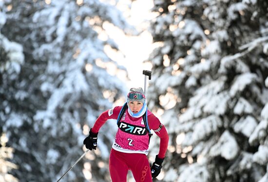 Биатлон. Кубок России. Женщины. Спринт