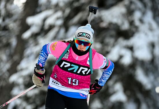 Биатлон. Кубок России. Женщины. Спринт