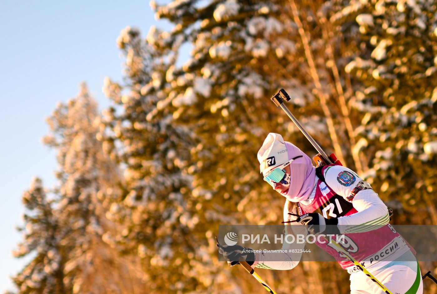 Биатлон. Кубок России. Женщины. Спринт