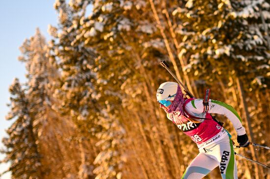 Биатлон. Кубок России. Женщины. Спринт