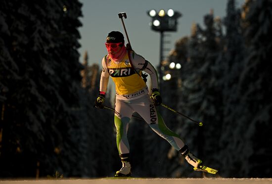 Биатлон. Кубок России. Женщины. Спринт