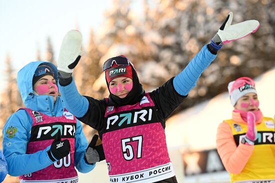 Биатлон. Кубок России. Женщины. Спринт